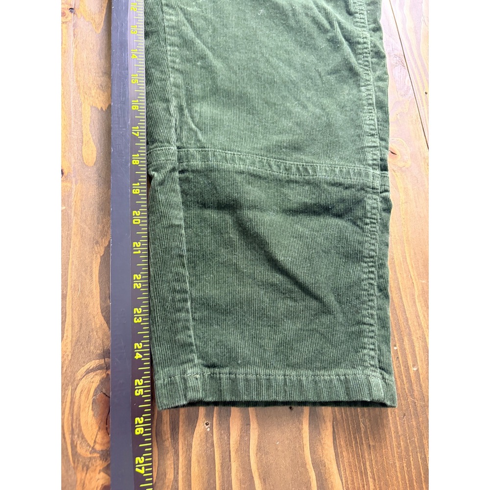 Everlane Way High Utility Corduroy Pants Womens 8 Forest Green High Rise - Picture 10 of 11